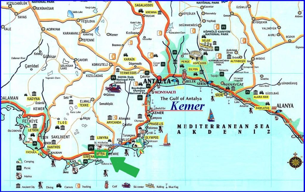 Kemer Haritası - görsel 1